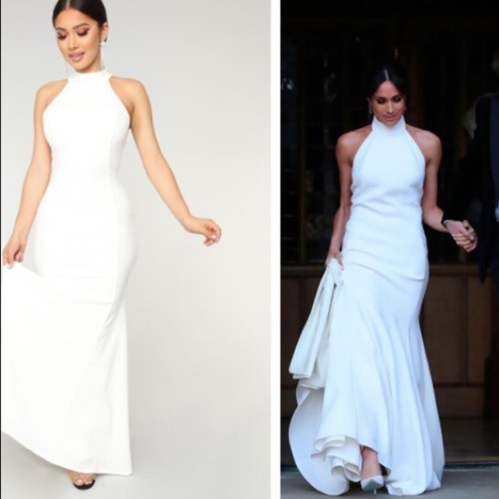 Fashion Nova White Royal Debut Dress